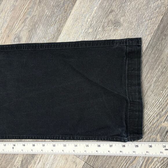 Eddie Bauer Stretch Canvas Black Mens 38x30 Classic Fit Utility Work Pants - Picture 11 of 15